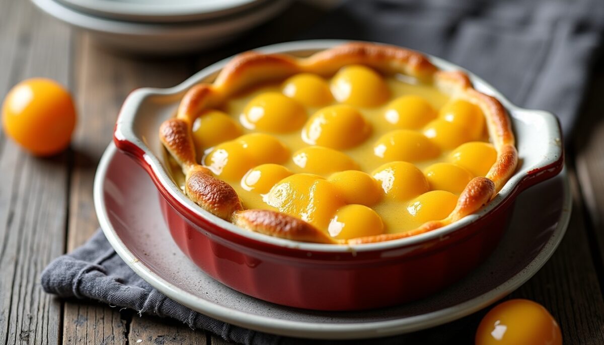 Recette traditionnelle et simple du clafoutis aux mirabelles de grand-mère