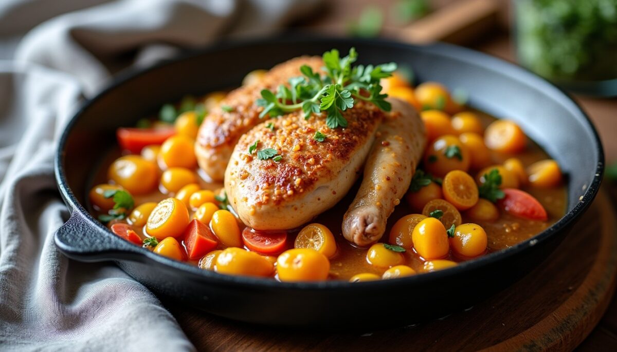 Fideuà au poulet : une recette simple et express à savourer chez vous