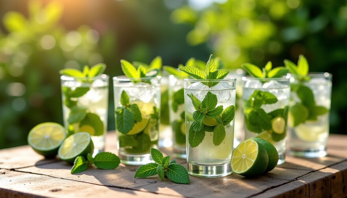 Mojito pour 10 convives : ingrédients essentiels et préparation simplifiée