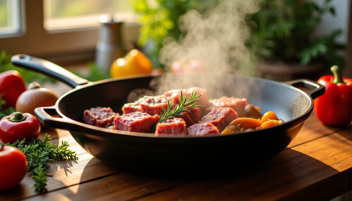 Fondue de viande express à la poêle : une recette simple et gourmande