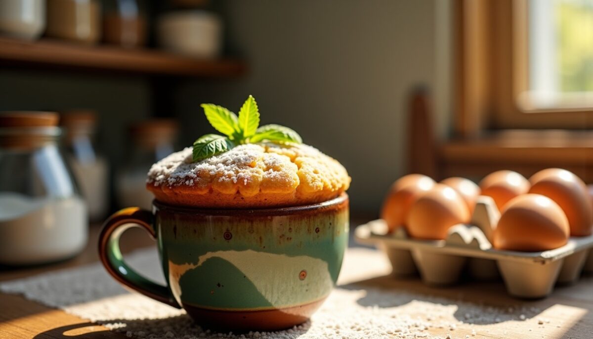 Mug Cake Nature : La Recette Express et Facile au Micro-ondes pour un Gâteau Minute